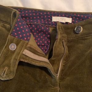 LOFT Brown Corduroy Pants